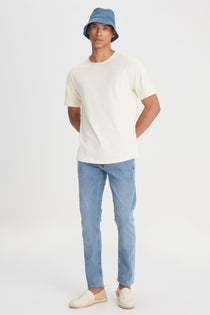 Lee Erkek Slim Fit Normal Bel Dar Paça Denim Kot Pantolon Jean