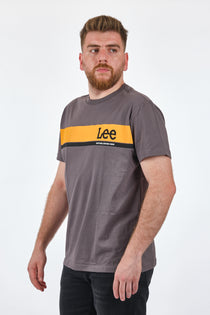Lee Erkek Minimalist Kısa Kol T-Shirt - Günlük Stil