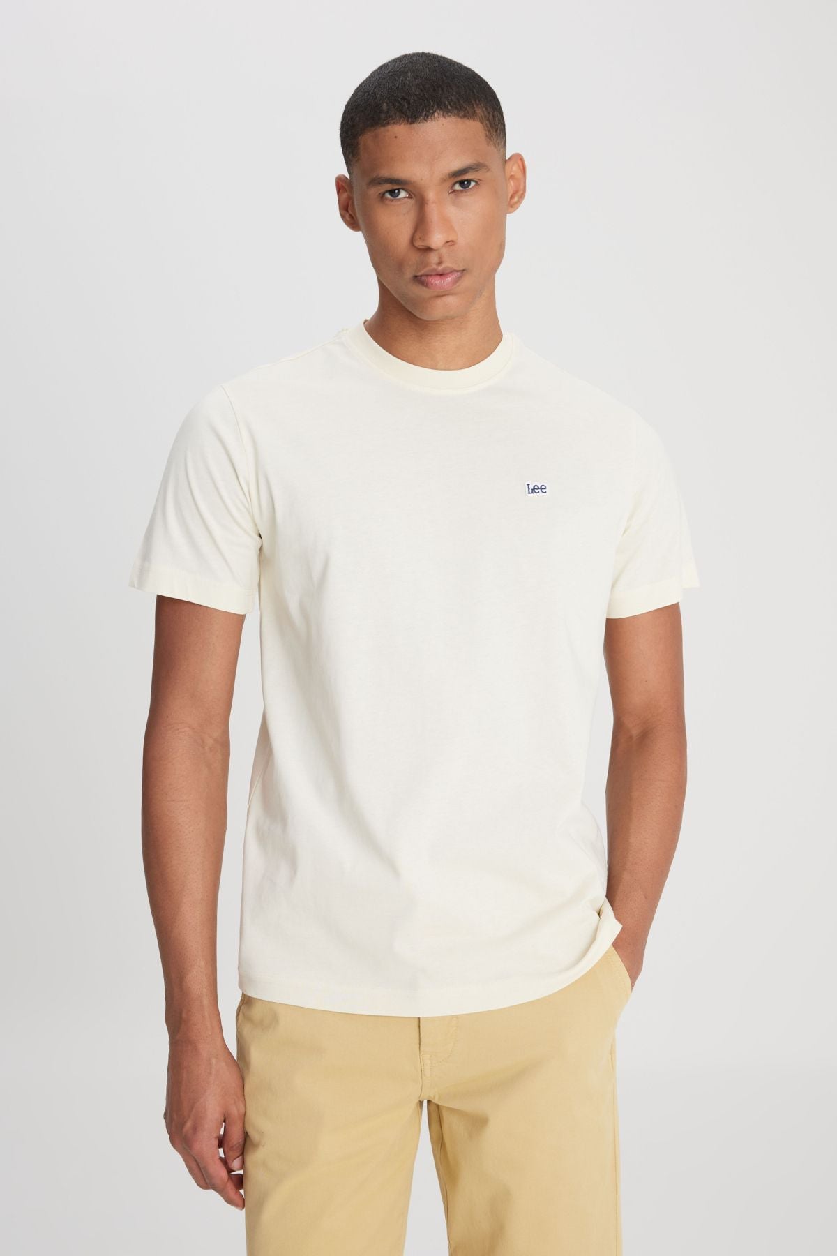 Lee Erkek Minimalist T-Shirt - Regular Fit - Kısa Kol - Günlük Translation missing: tr.content.product_image_main