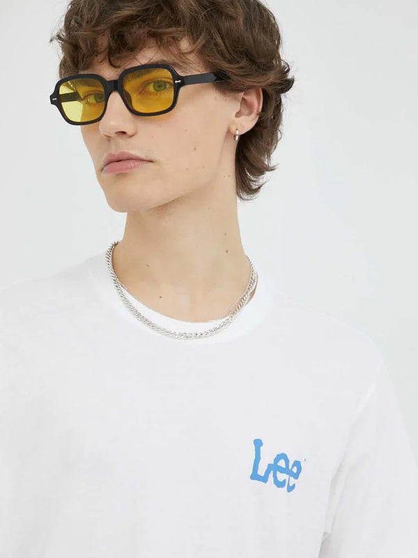 Lee Minimalist Erkek T-Shirt - Kısa Kol Yuvarlak Yaka Günlük