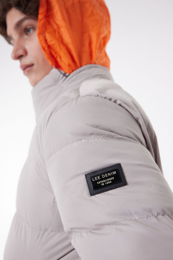 Lee Oversize Erkek Uzun Kışlık Mont - Minimalist Tasarım