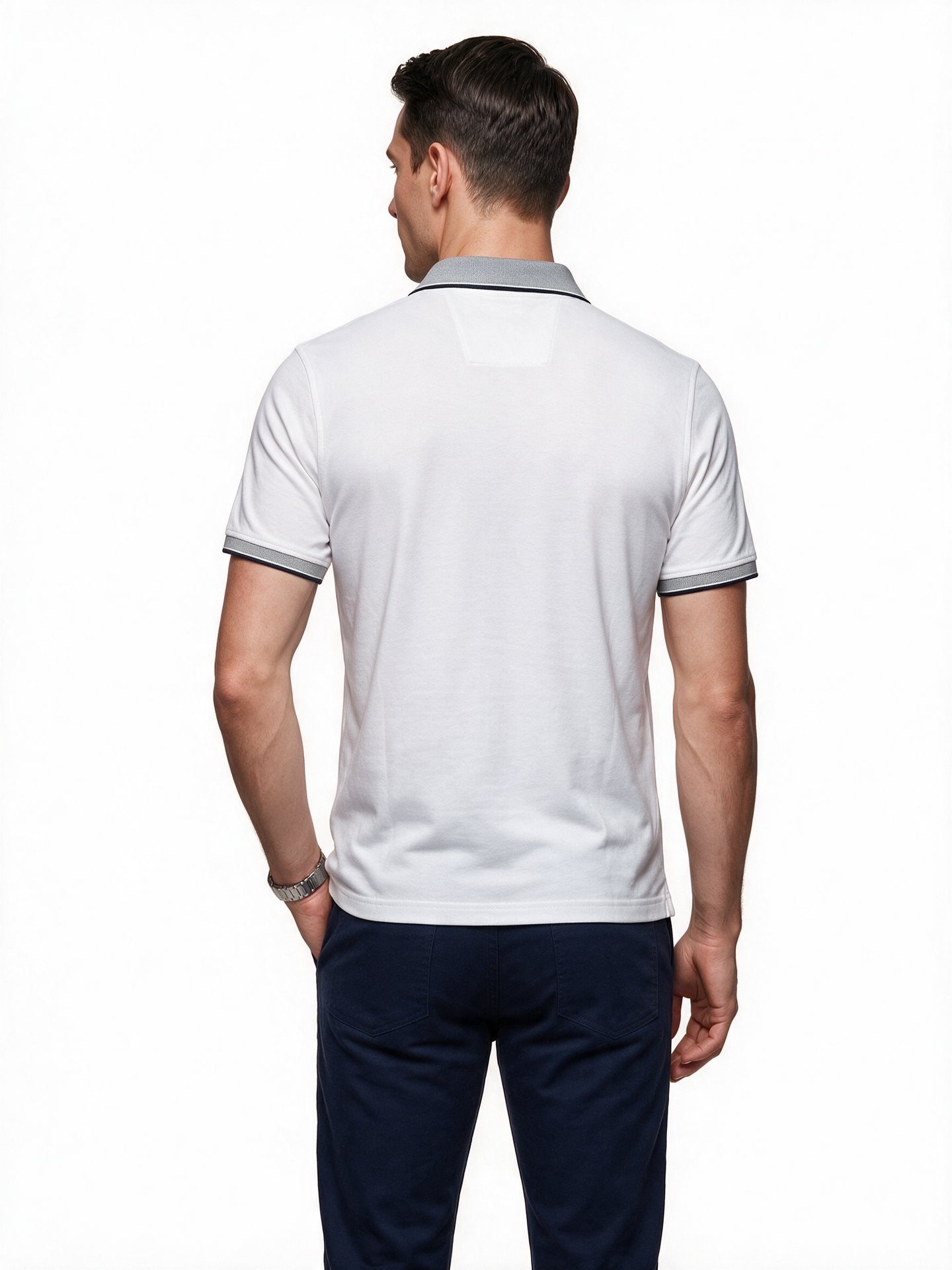 Legato Erkek Polo Yaka Pike Kumaş Kısa Kollu T-Shirt İkincil görsel
