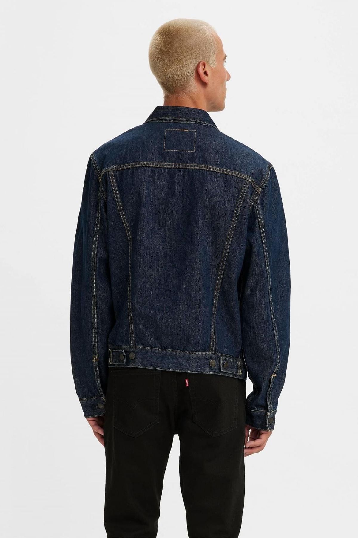 Levi's Erkek Denim Ceket: Klasik, Regular Fit, Uzun Kol, Günlük Kullanım