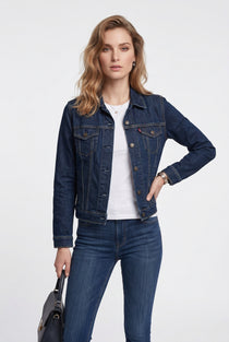 Levi's Erkek Denim Ceket: Klasik, Regular Fit, Uzun Kol, Günlük Kullanım