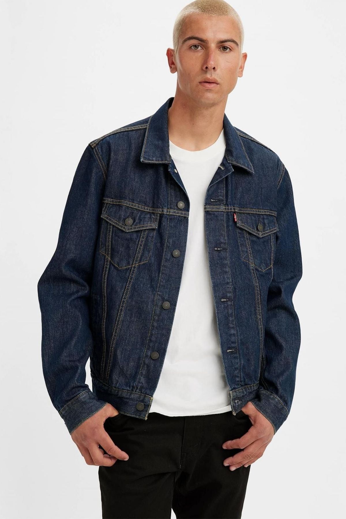 Levi's Erkek Klasik Denim Ceket - Regular Fit, Uzun Kol - Vintage Stil Ana görsel