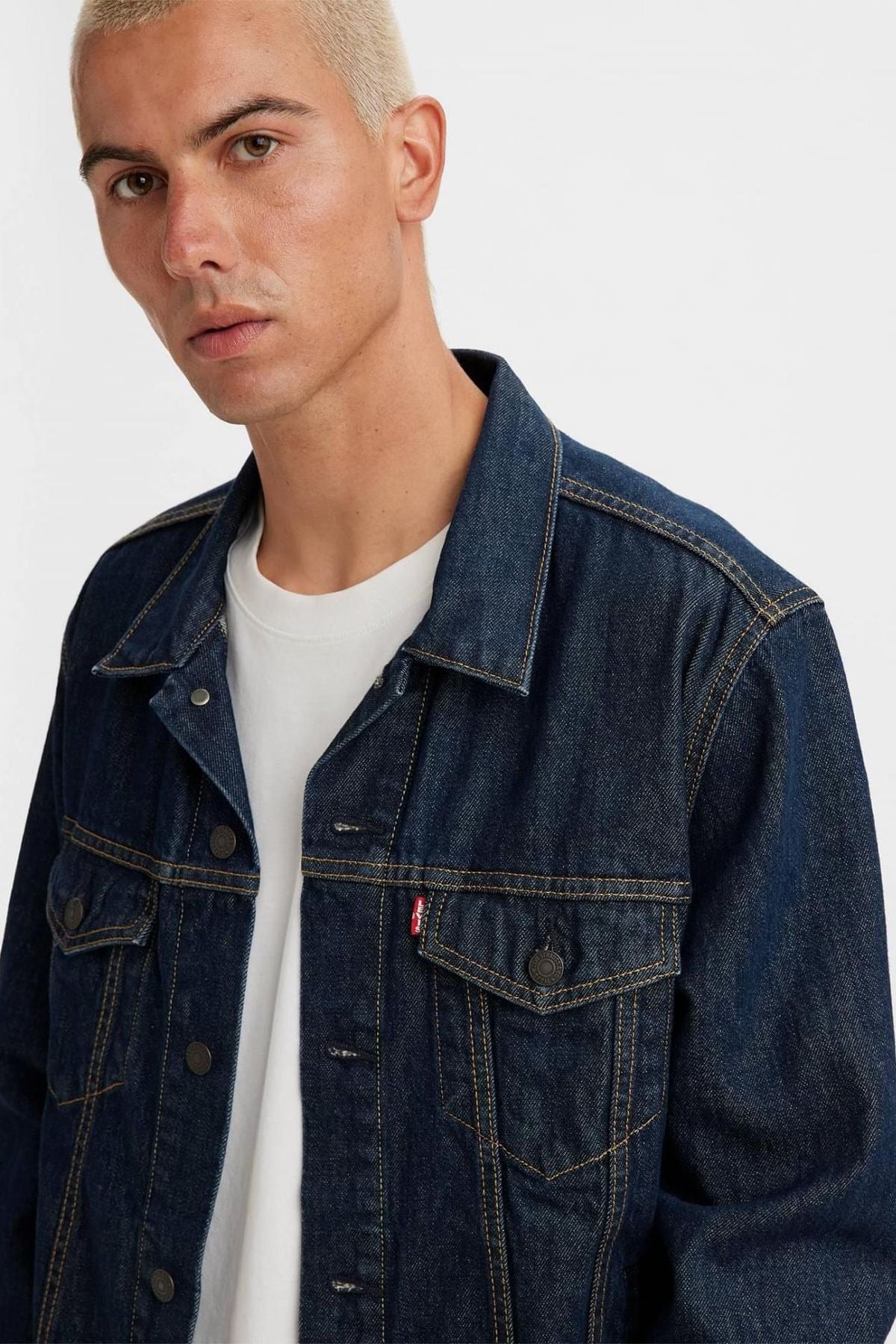 Levi's Erkek Klasik Denim Ceket - Regular Fit, Uzun Kol - Vintage Stil İkincil görsel