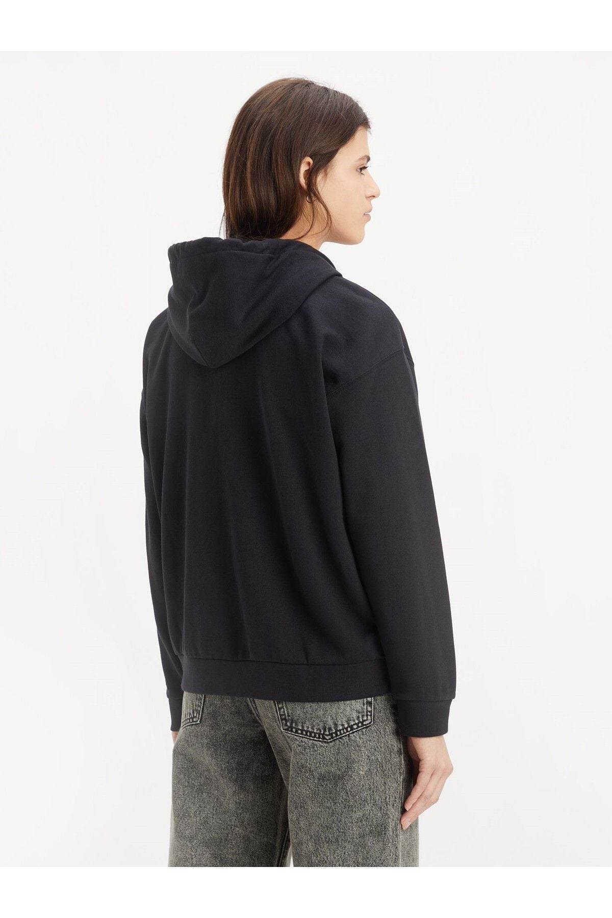 Levi's Oversize Kapüşonlu Crop Sweatshirt - Günlük Şıklık Translation missing: tr.content.product_image_secondary
