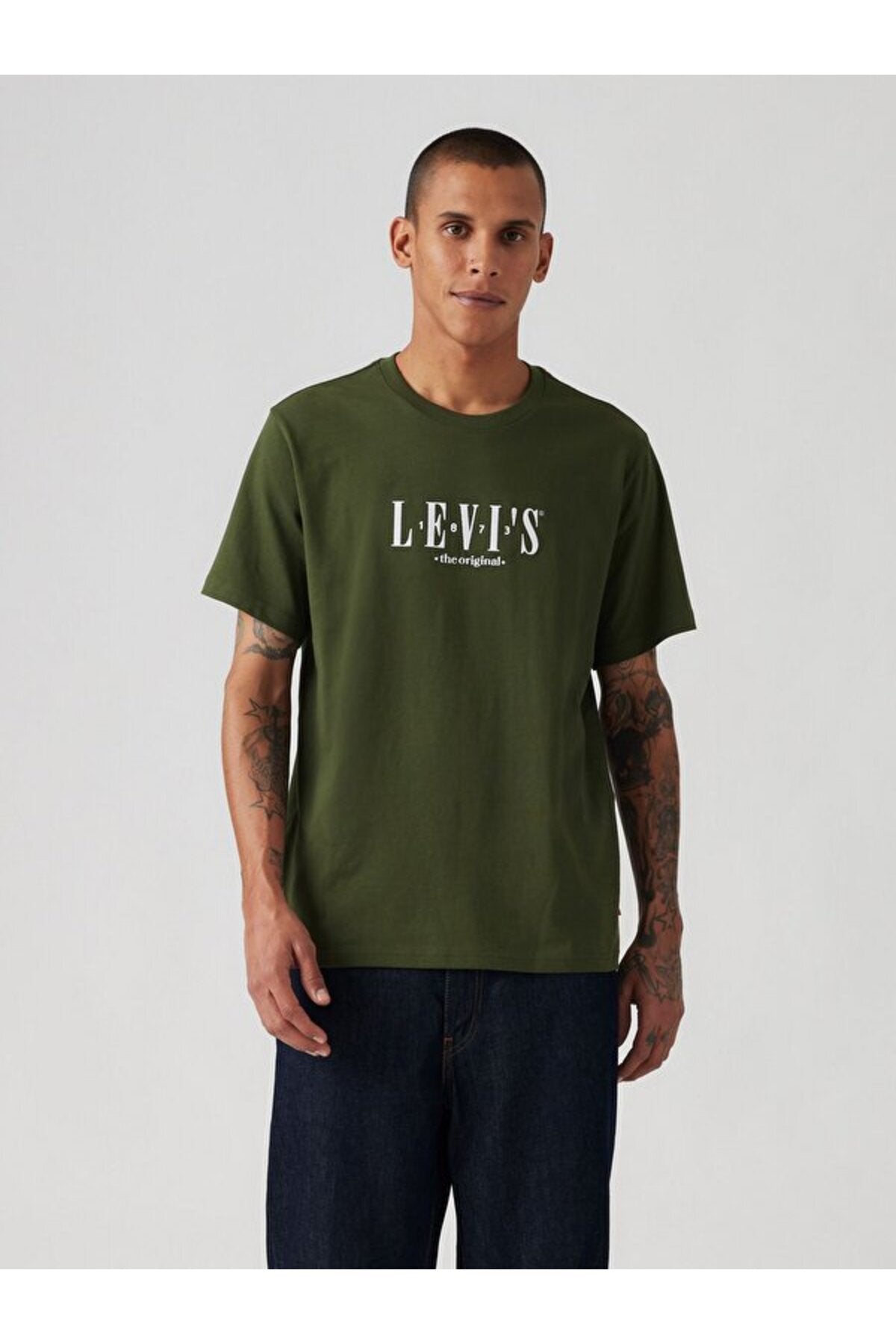 Levi's Oversize Minimalist Erkek T-Shirt - Kısa Kol - Regular Fit Translation missing: tr.content.product_image_main