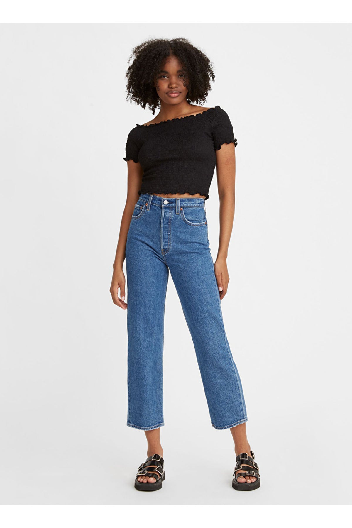Levi's Yüksek Bel Midi Mom Jean - Minimalist & Şık Kadın Pantolon Translation missing: tr.content.product_image_main
