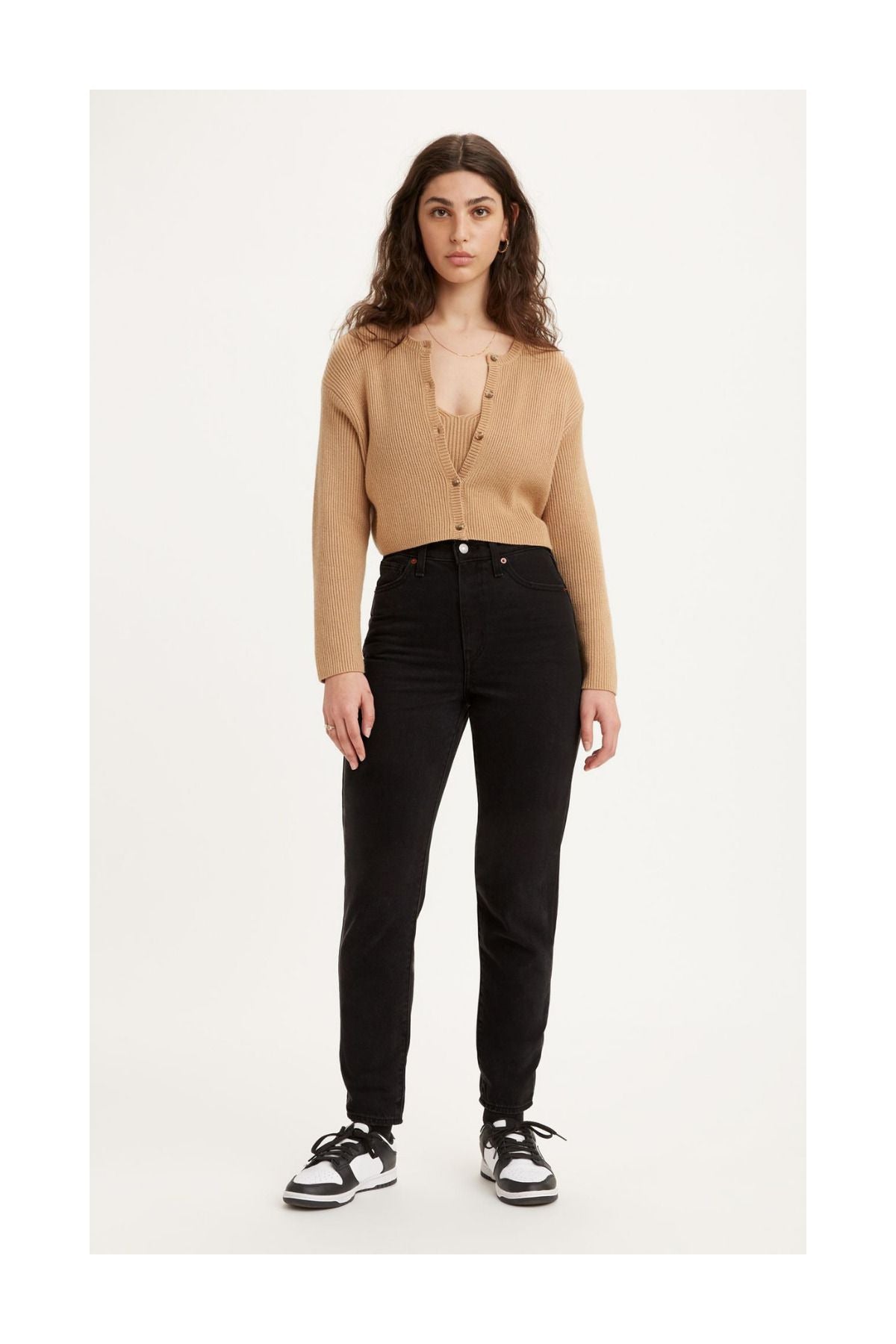 Levi's Yüksek Bel Mom Jean - Minimalist Vintage Stil Kadın Kot Pantolon