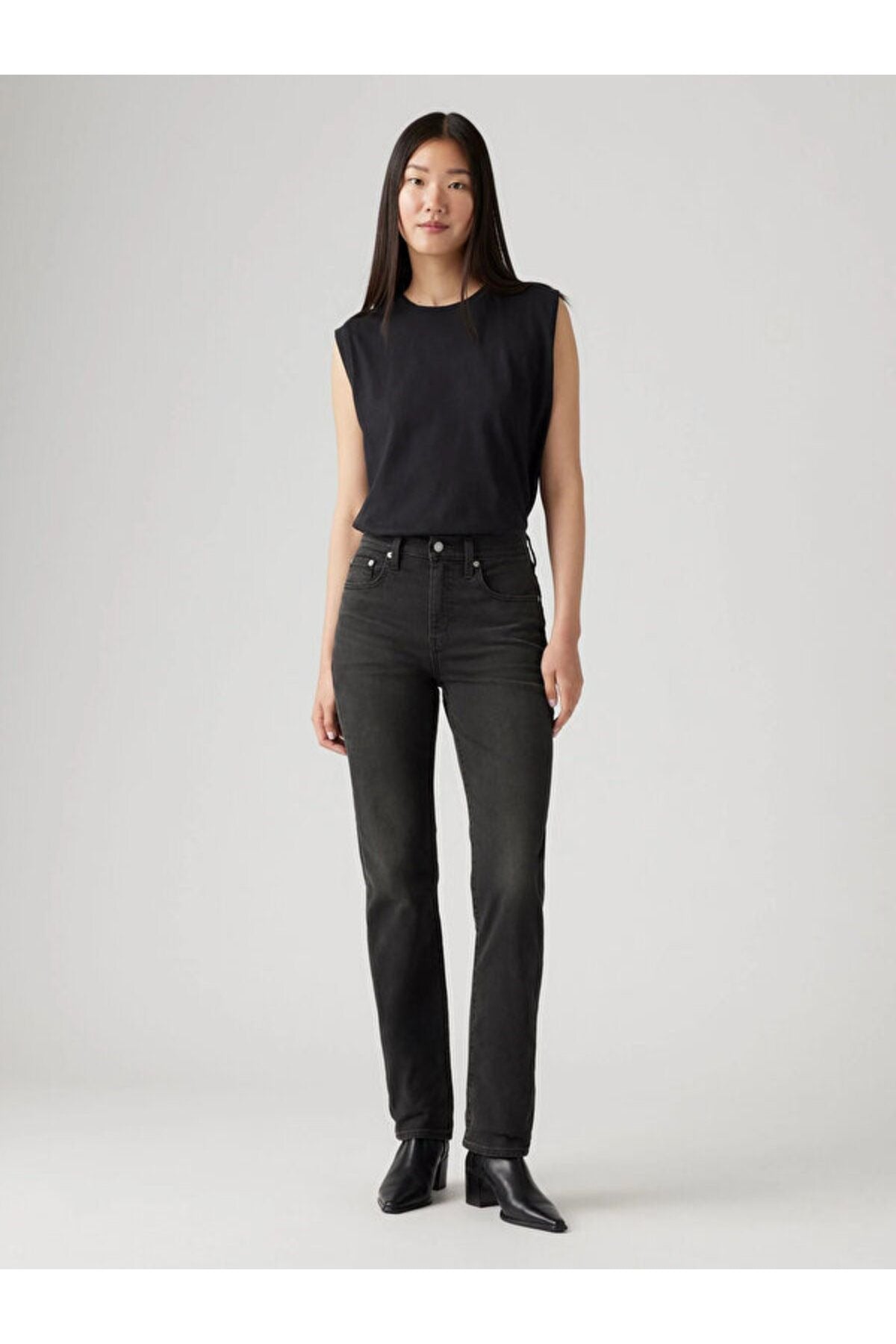 Levi's Yüksek Bel Straight Kadın Kot Pantolon - Minimalist Günlük Stil Translation missing: tr.content.product_image_main