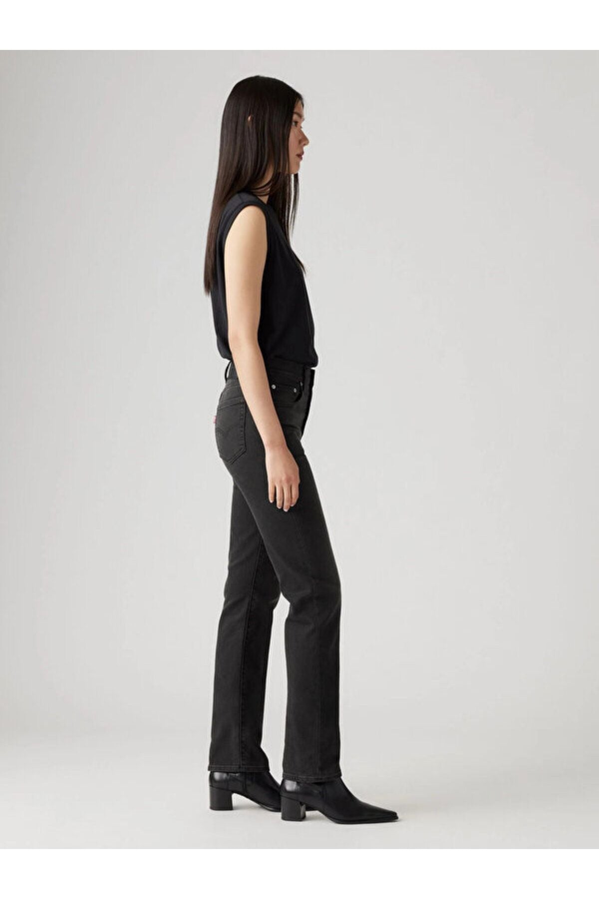 Levi's Yüksek Bel Straight Kadın Kot Pantolon - Minimalist Günlük Stil Translation missing: tr.content.product_image_secondary