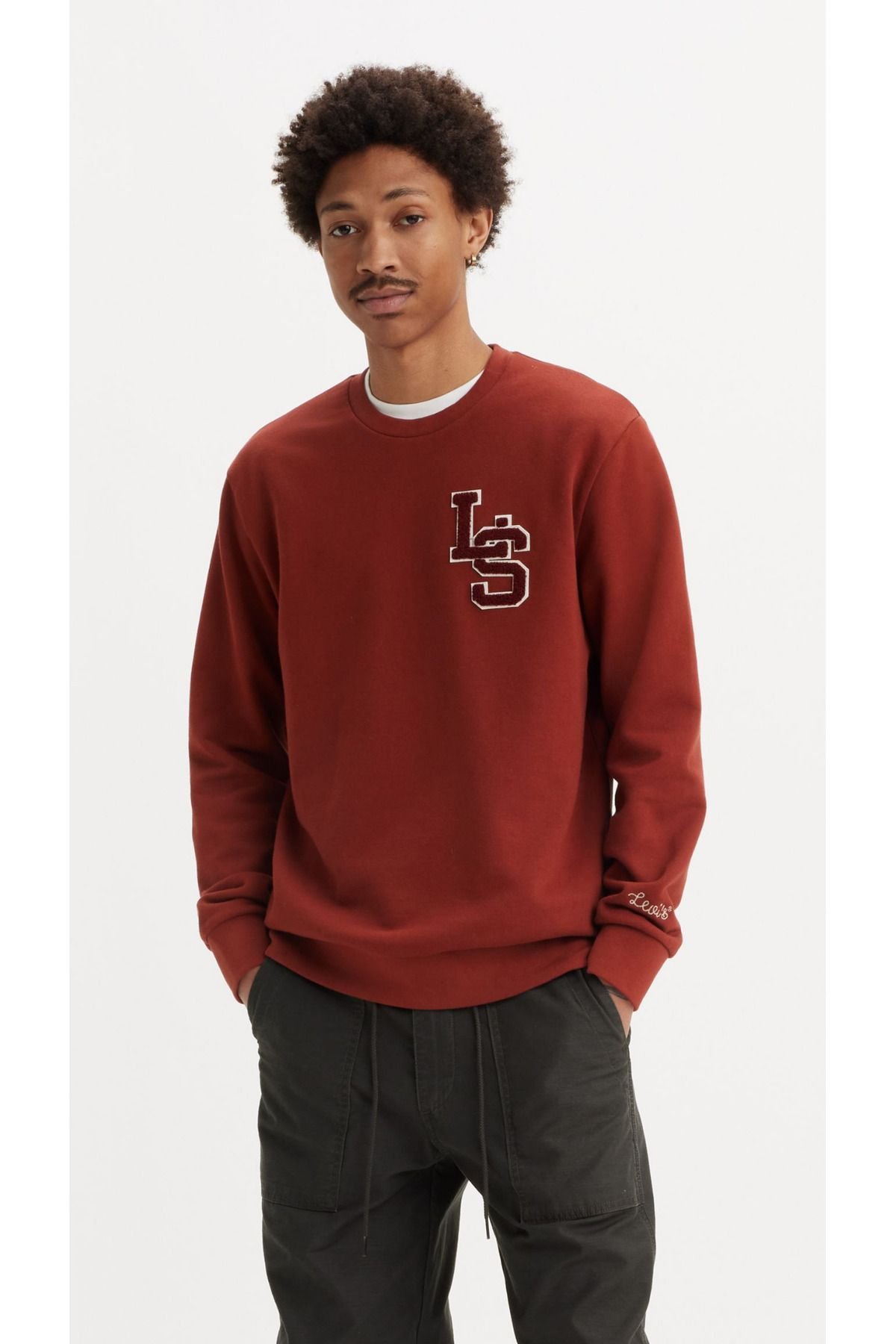 Levi's Erkek Oversize Yuvarlak Yaka Sweatshirt - Günlük & Streetwear Ana görsel