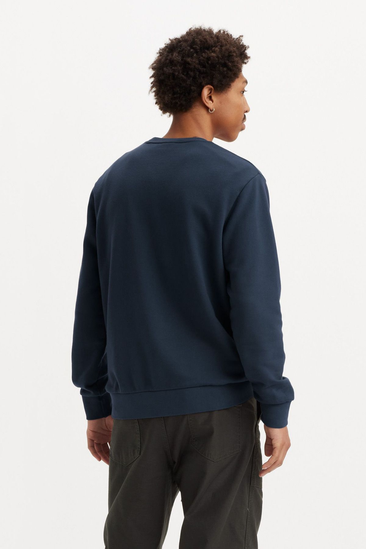 Levi's Erkek Oversize Sweatshirt - Uzun Kol, Yuvarlak Yaka - Günlük Stil Translation missing: tr.content.product_image_secondary