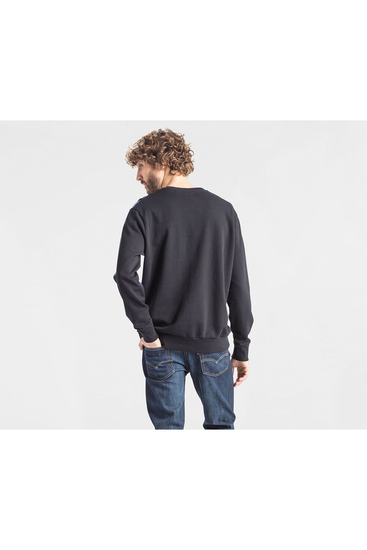Levi's Erkek Oversize Sweatshirt - Minimalist & Günlük Stil İkincil görsel