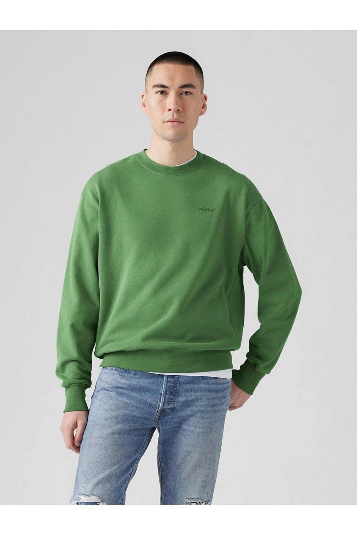 Levi's Erkek Oversize Sweatshirt - Yuvarlak Yaka - Günlük Stil Ana görsel