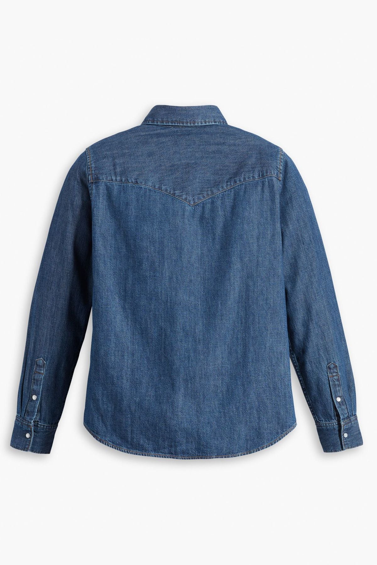 Levi's Oversize Uzun Kol Gömlek Yaka Kadın Denim Gömlek