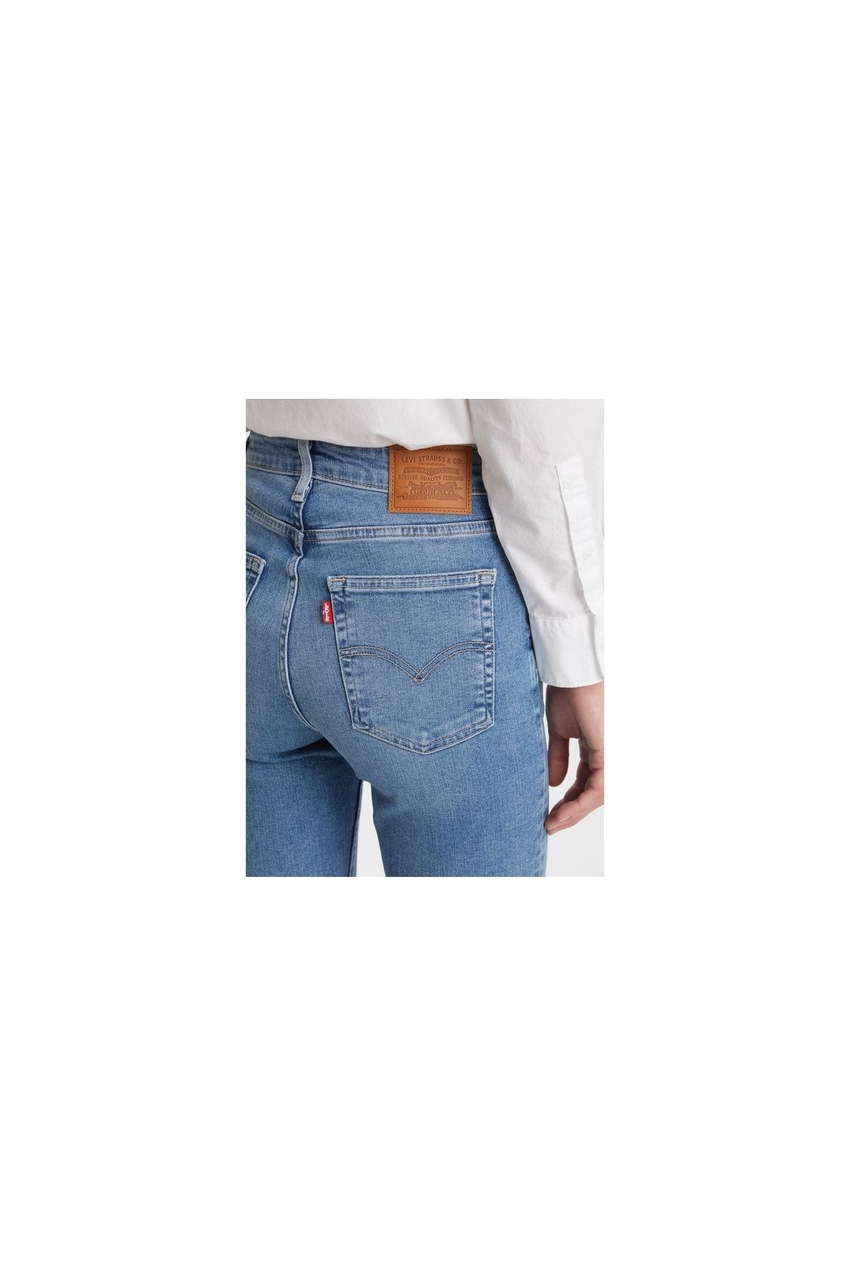 Levi's Yüksek Belli Dar Paça Midi Jean Pantolon - Günlük Şıklık İkincil görsel