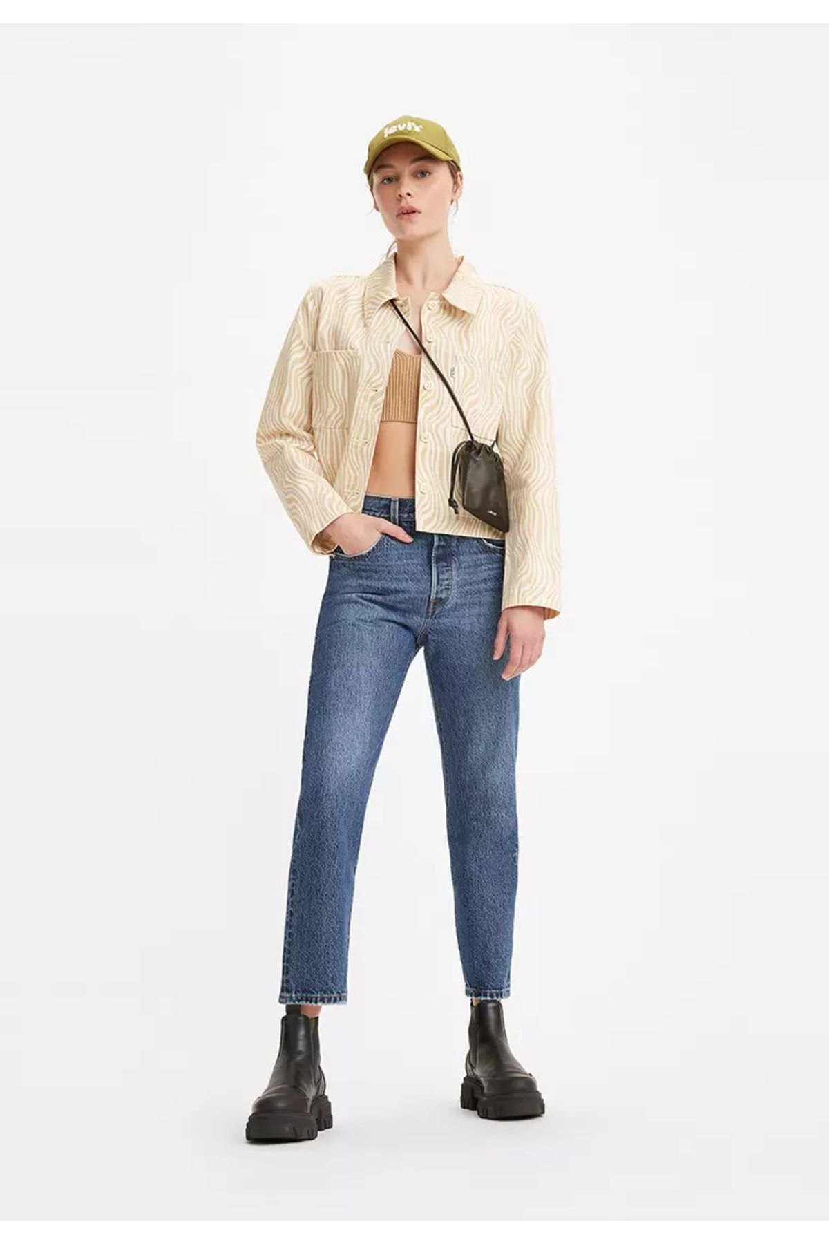 Levi's Minimalist Yüksek Bel Midi Kot Pantolon - Günlük Şıklık Translation missing: tr.content.product_image_secondary