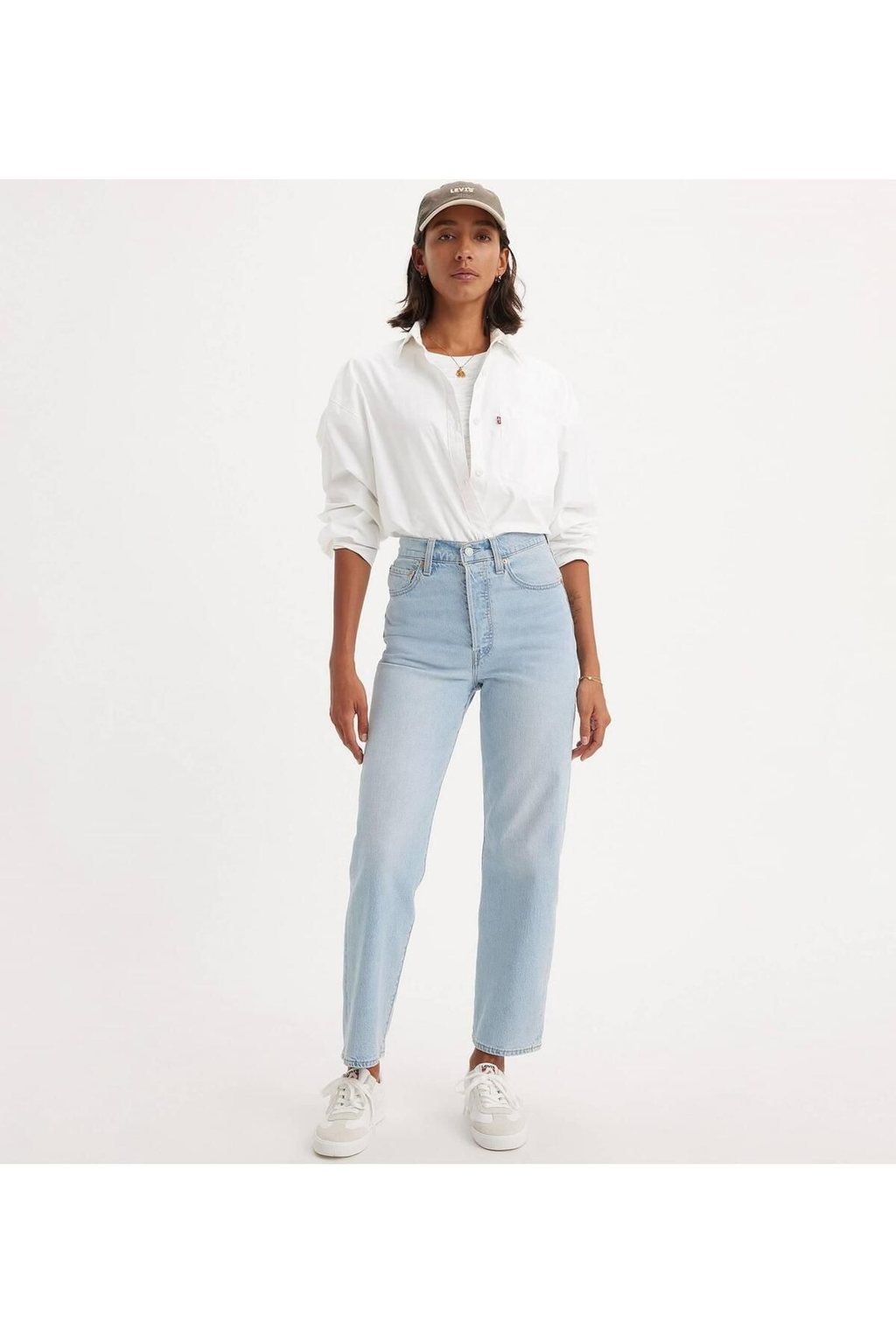 Levi's Yüksek Bel Straight Kadın Jean - Minimalist, Midi Boy