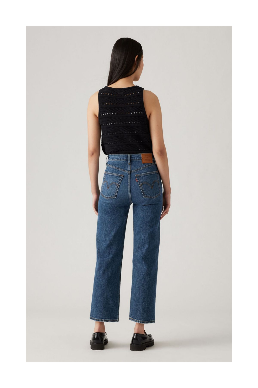 Levi's Yüksek Bel Midi Mom Jean - Oversize Günlük Kadın Kot Pantolon