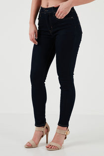 Levis Kadın Yüksek Bel Slim Fit Dar Paça Bilek Boy Denim Kot Pantolon