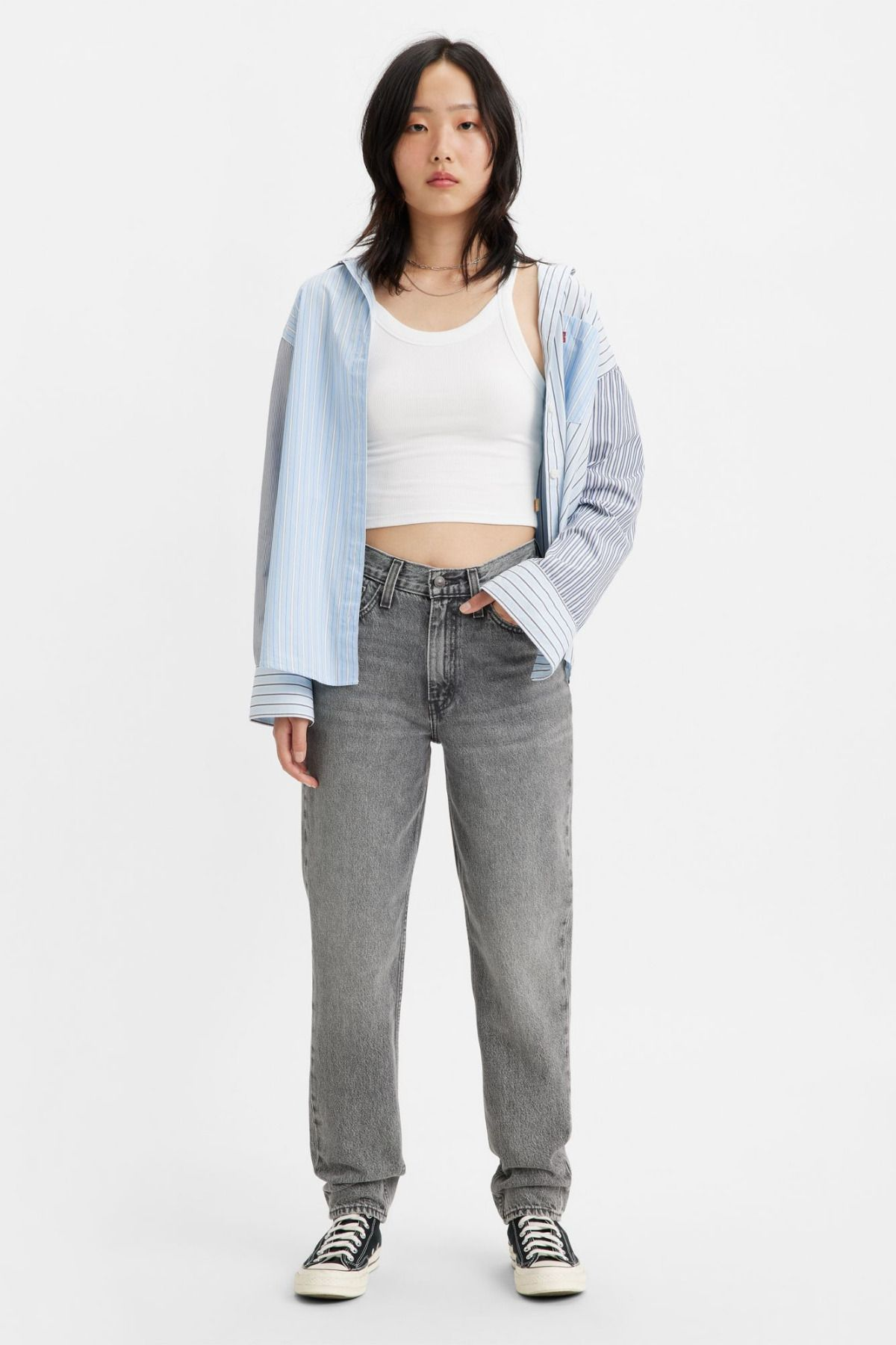 Levi's Kadın Midi Jean Pantolon - Regular Fit - Günlük Kullanım