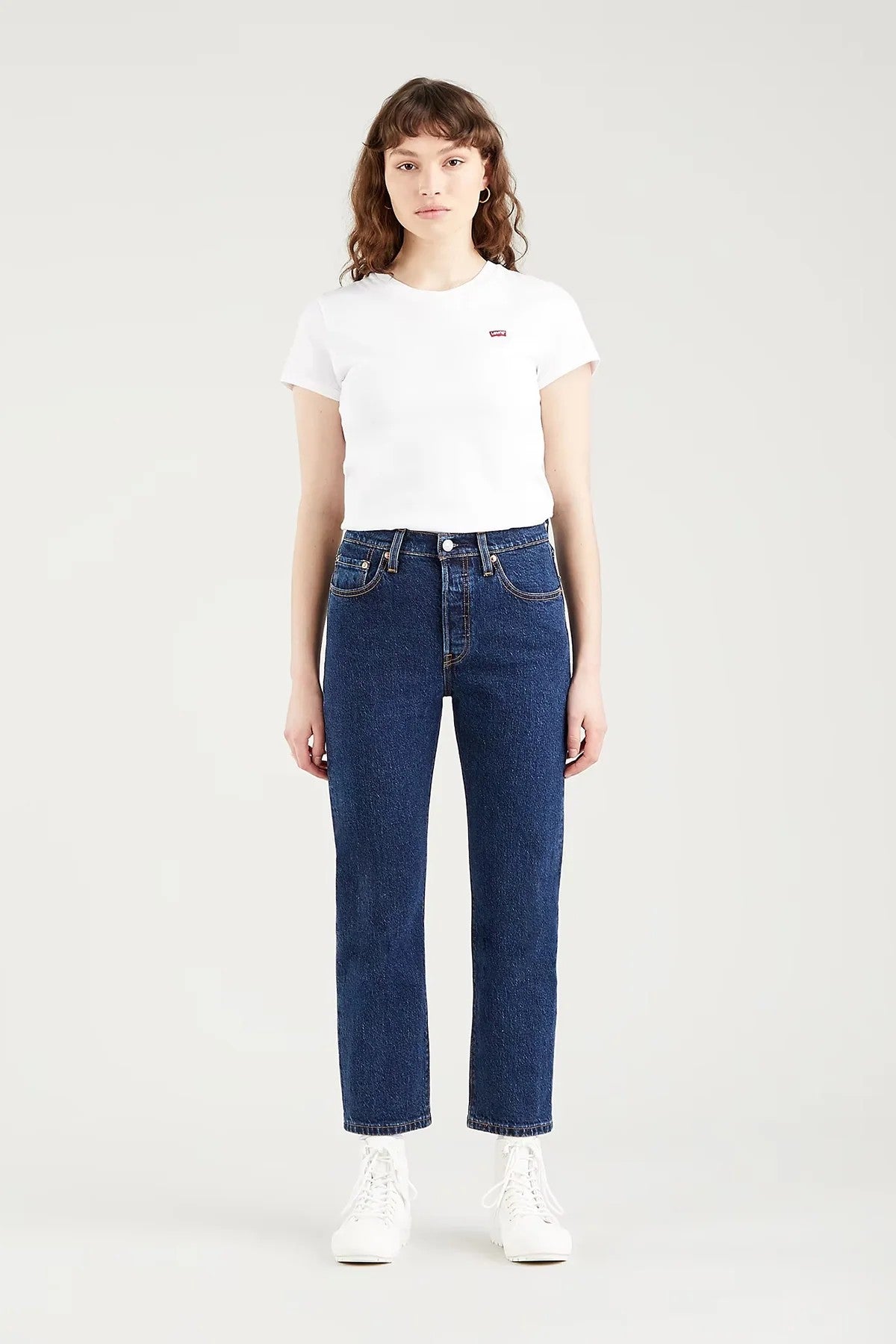 Levi's Kadın Yüksek Bel Straight Jean Pantolon - Minimalist Tarz Translation missing: tr.content.product_image_main