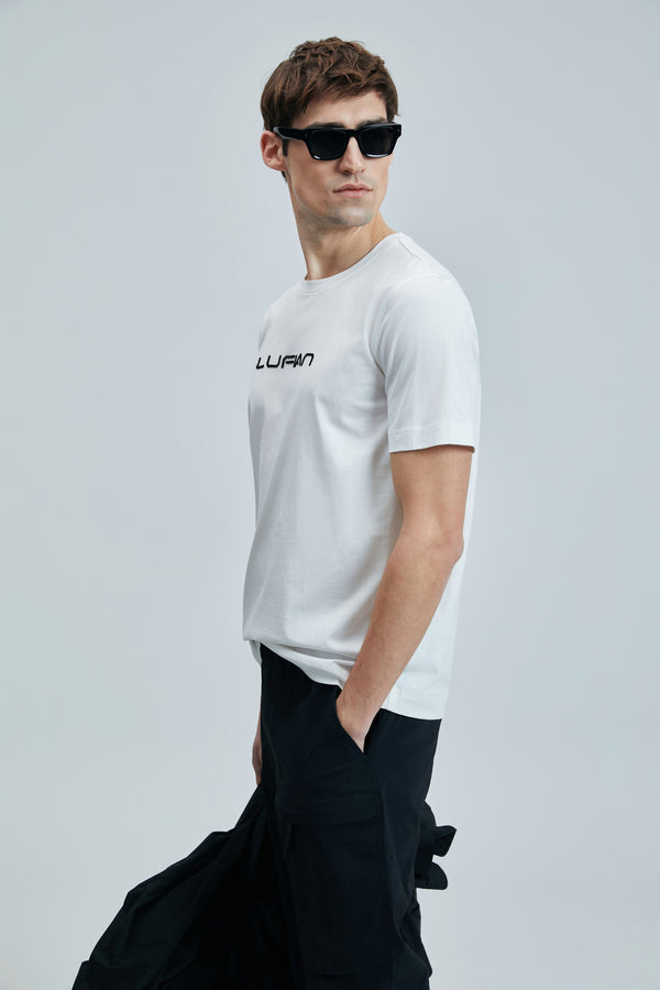 Lufian Minimalist Erkek Kısa Kol T-Shirt - Günlük, Rahat, Kaliteli