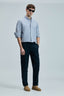 Lufian Minimalist Keten Erkek Pantolon - Regular Fit - Günlük Kombinler İçin