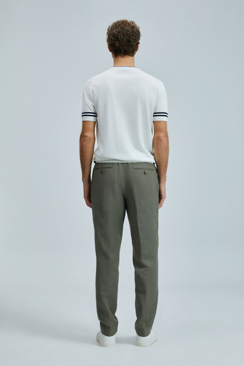 Lufian Minimalist Keten Erkek Pantolon - Regular Fit - Günlük Kombinler İçin