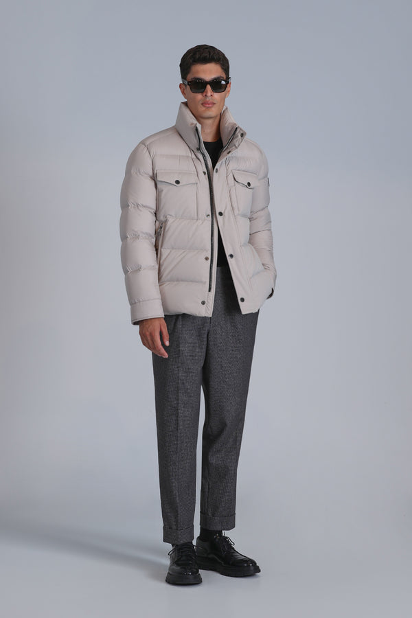 Lufian Minimalist Oversize Erkek Kışlık Mont - Günlük Kullanım