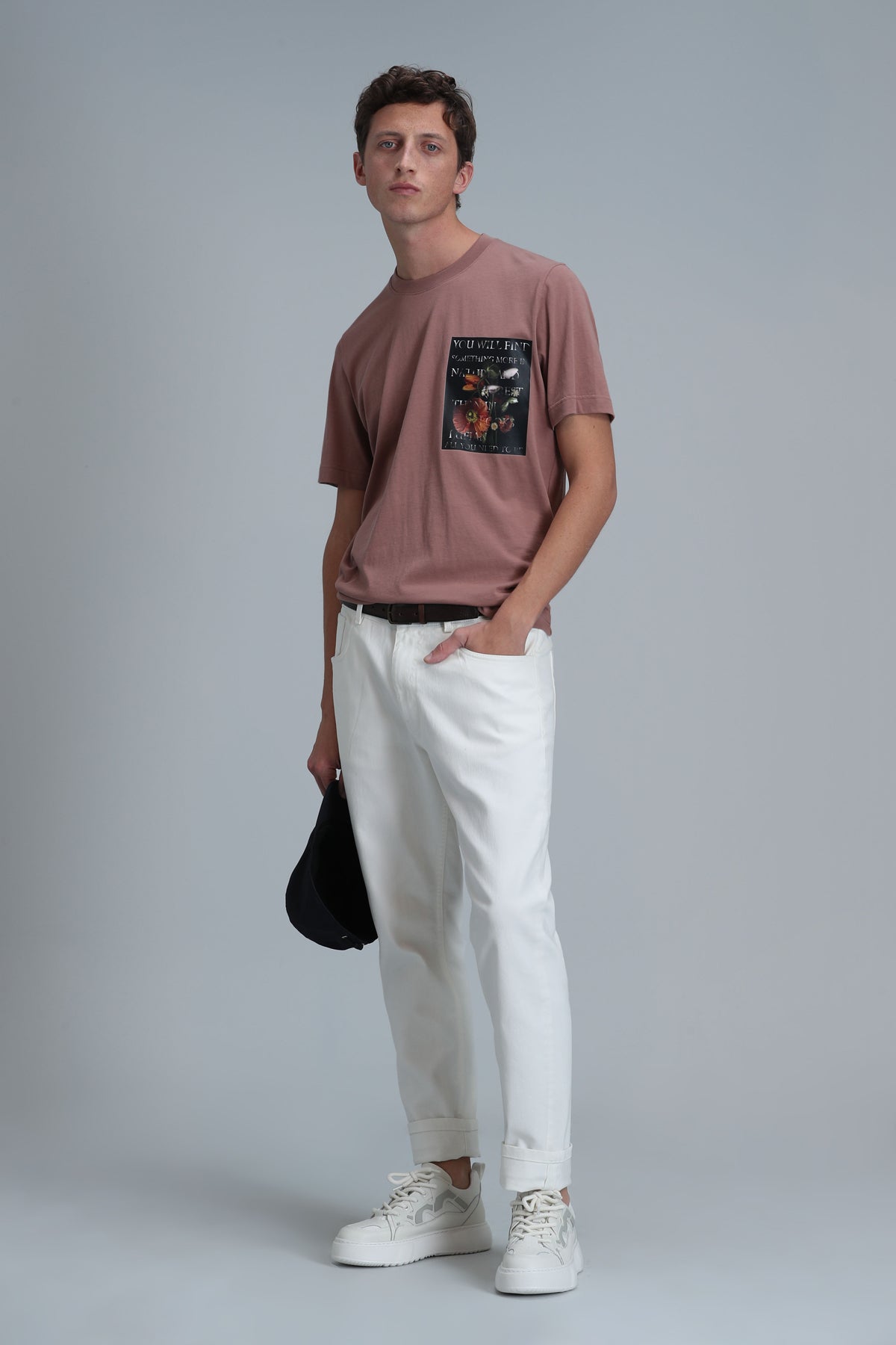 Lufian Minimalist Oversize Yuvarlak Yaka Kısa Kol Erkek T-Shirt Translation missing: tr.content.product_image_secondary
