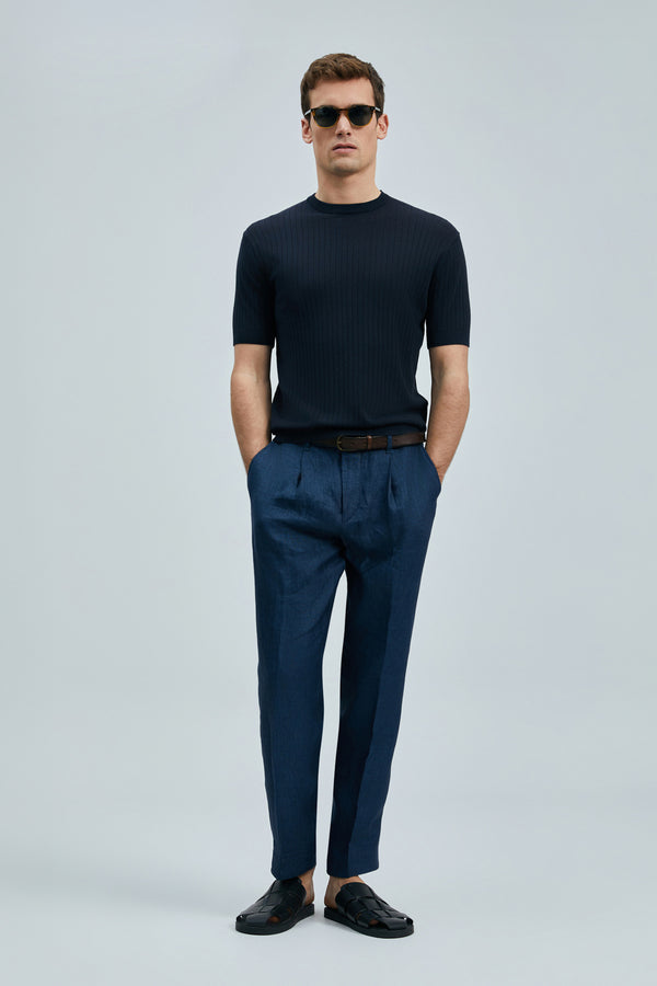 Lufian Minimalist Regular Fit Kısa Kol Erkek T-Shirt - Günlük Şıklık
