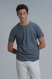 Lufian Oversize Erkek T-Shirt - Minimalist Tarz Kısa Kol Yuvarlak Yaka
