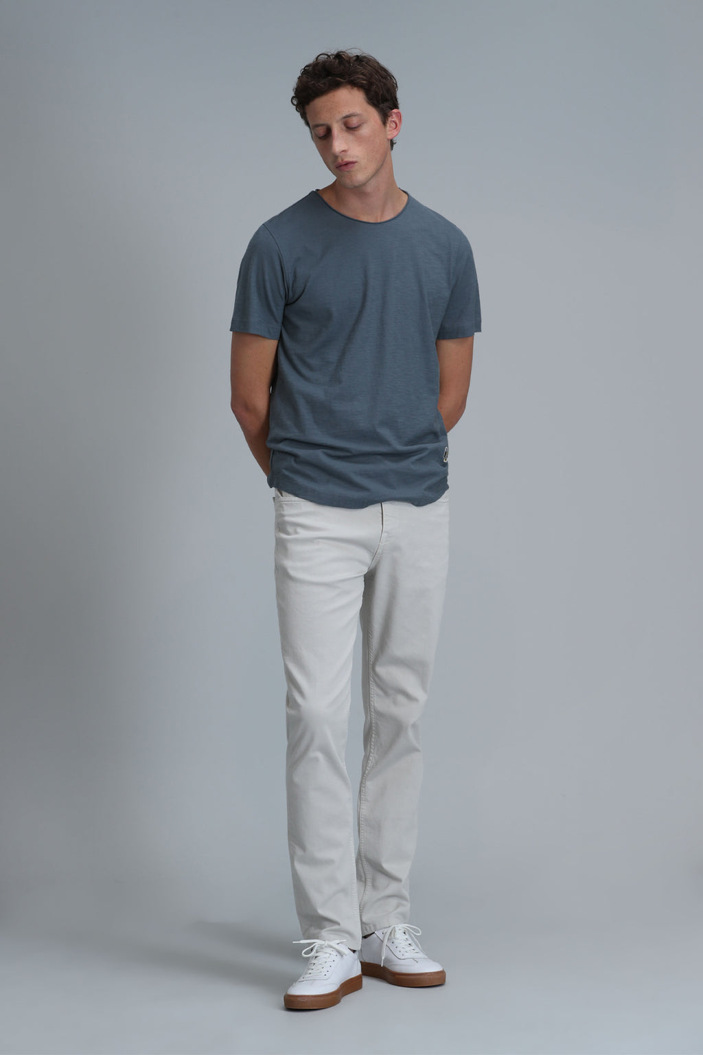 Lufian Oversize Erkek T-Shirt - Minimalist Tarz Kısa Kol Yuvarlak Yaka