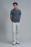 Lufian Oversize Erkek T-Shirt - Minimalist Tarz Kısa Kol Yuvarlak Yaka