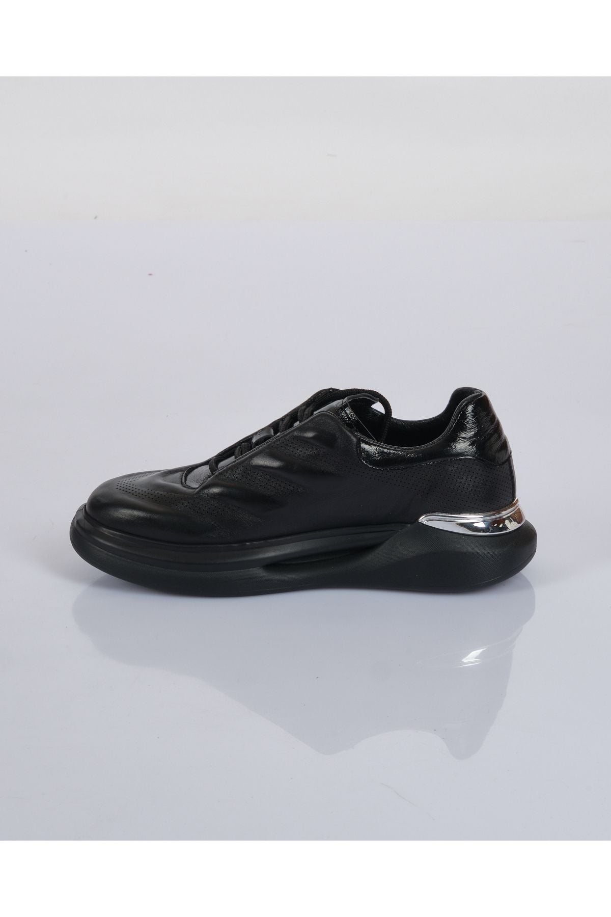 Marco Rossi Minimalist Deri Erkek Sneaker - Platform Taban İkincil görsel