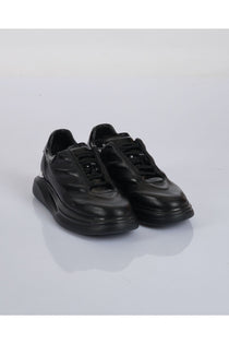 Marco Rossi Minimalist Deri Erkek Sneaker - Platform Taban