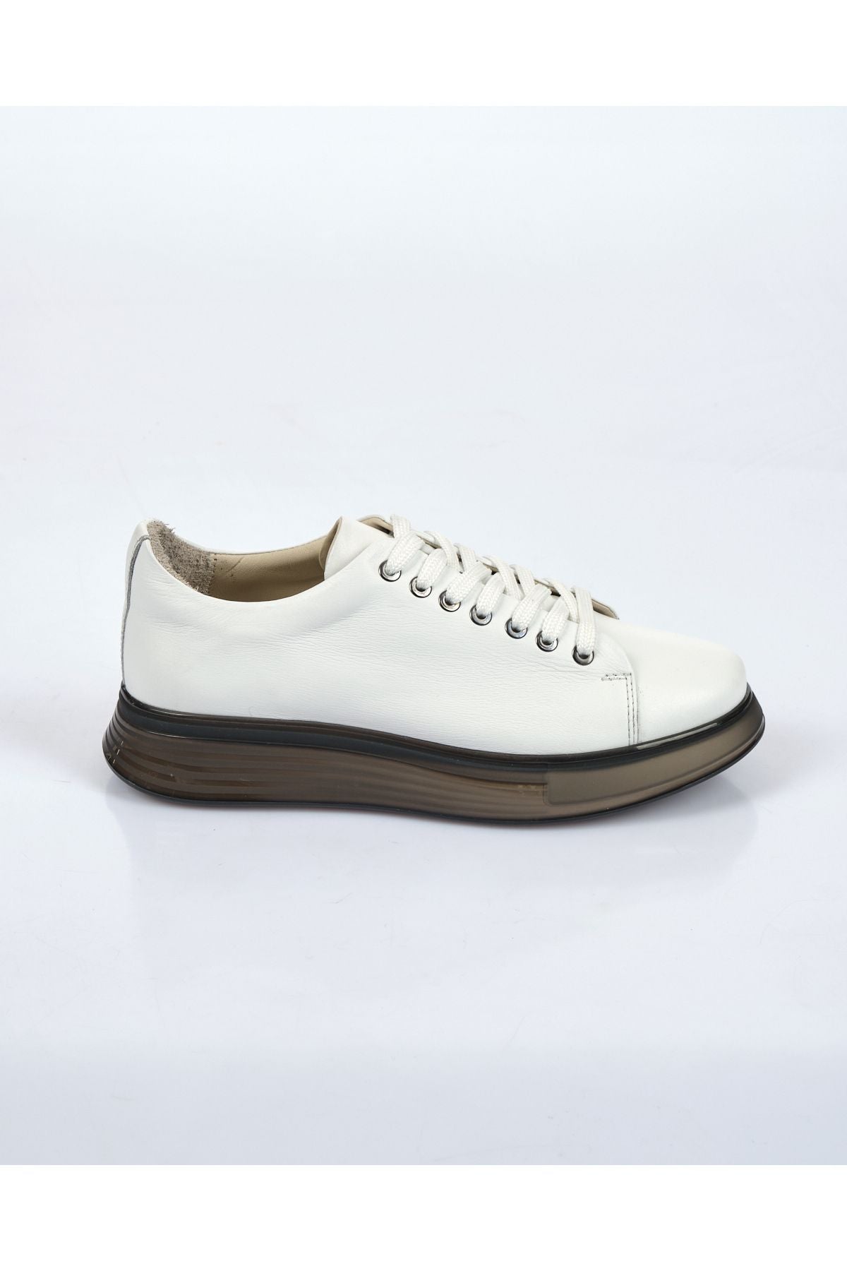 Marco Rossi Minimalist Deri Sneaker - Platform Taban - Günlük Spor