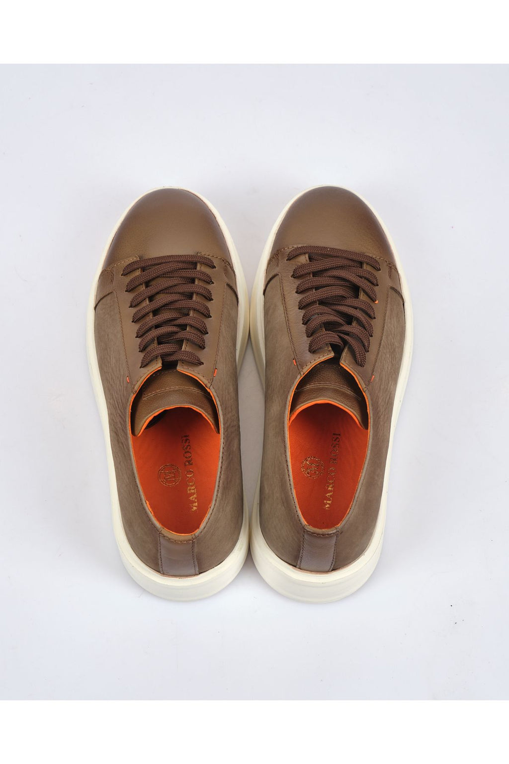 Marco Rossi Minimalist Deri Erkek Sneaker - Günlük Spor Ayakkabı
