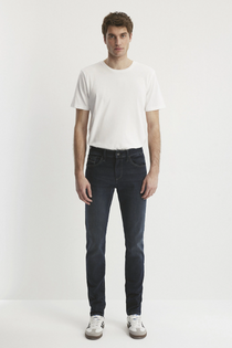 Mavi Erkek Slim Fit Jean Pantolon - Günlük Minimalist Stil