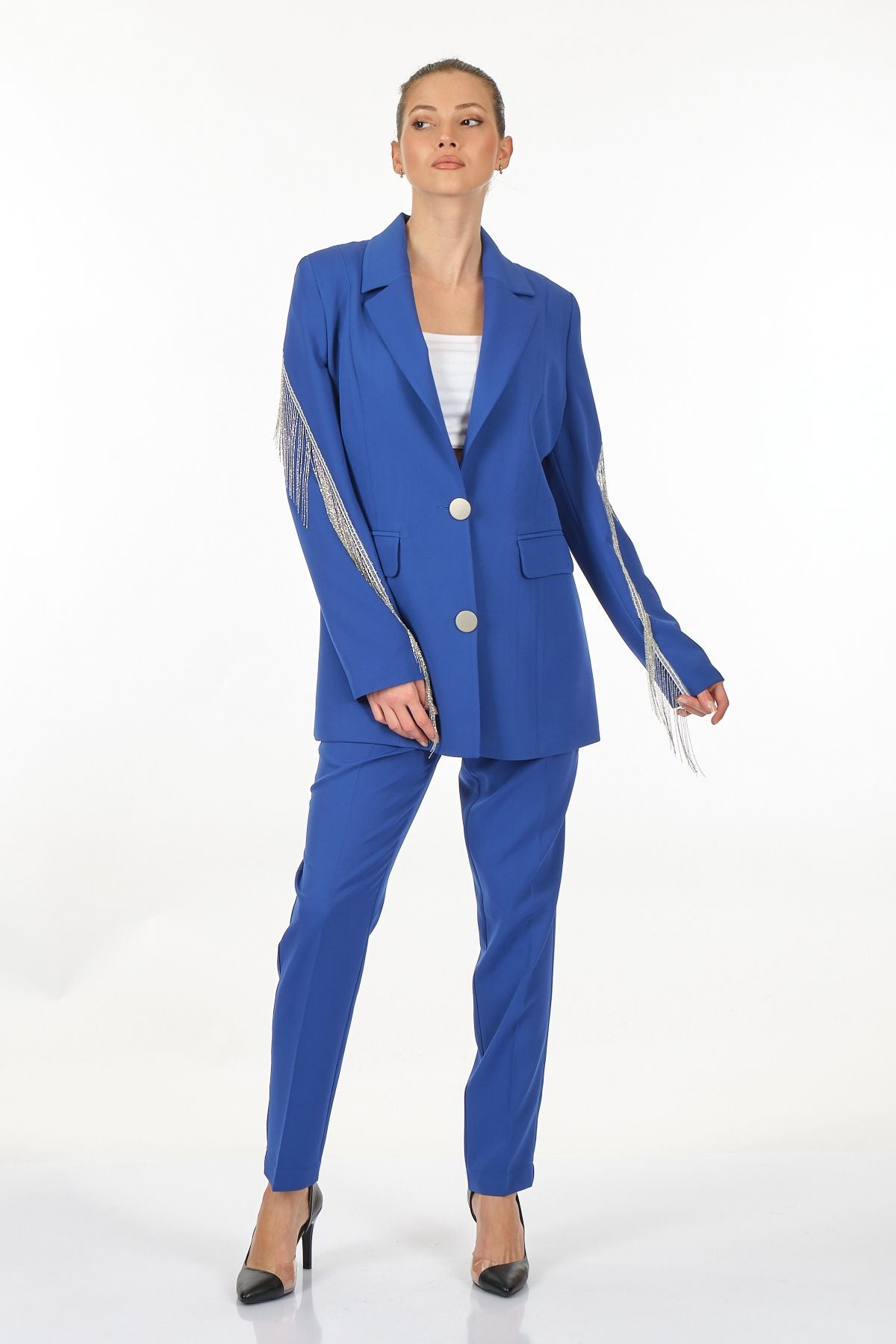Miaruj Minimalist Oversize Kadın Pantolon Takım - Günlük & Özel Gün