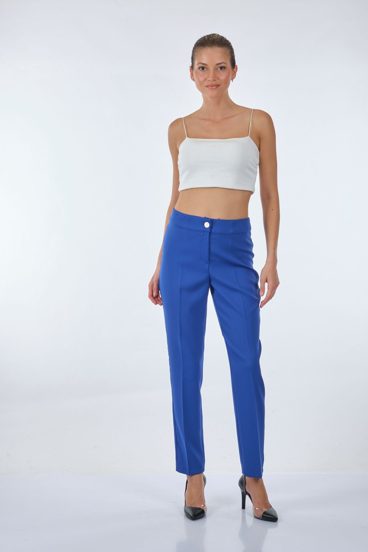 Miaruj Minimalist Kadın Pantolon - Regular Fit - Günlük & Ofis Translation missing: tr.content.product_image_main