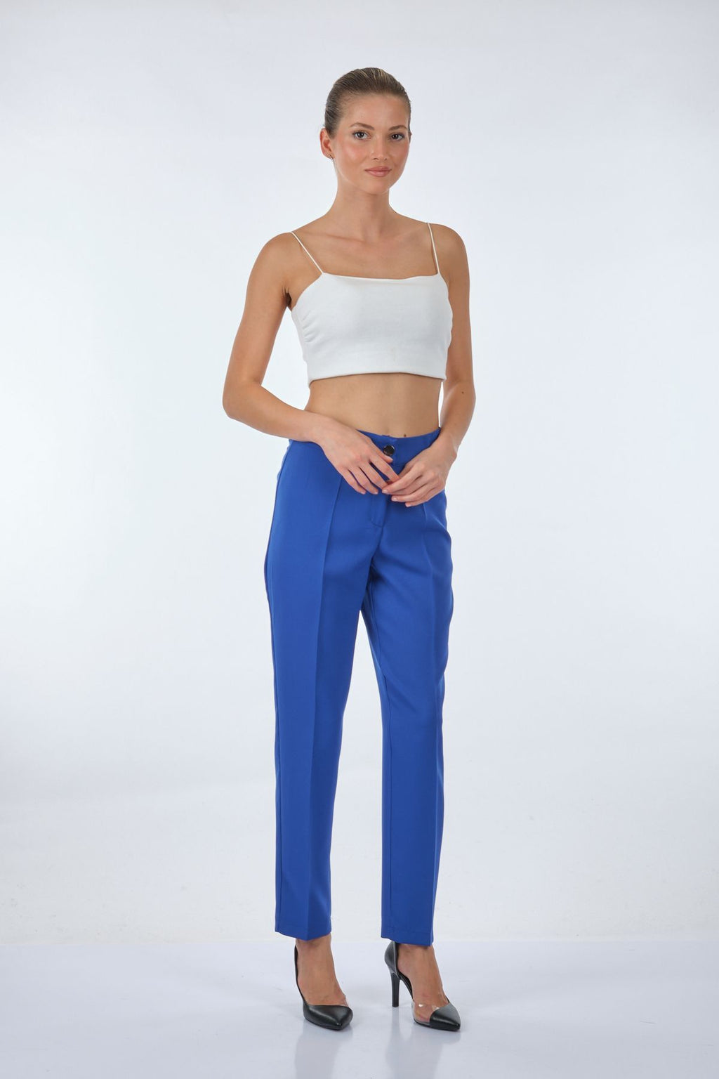 Miaruj Minimalist Kadın Pantolon - Regular Fit - Günlük & Ofis