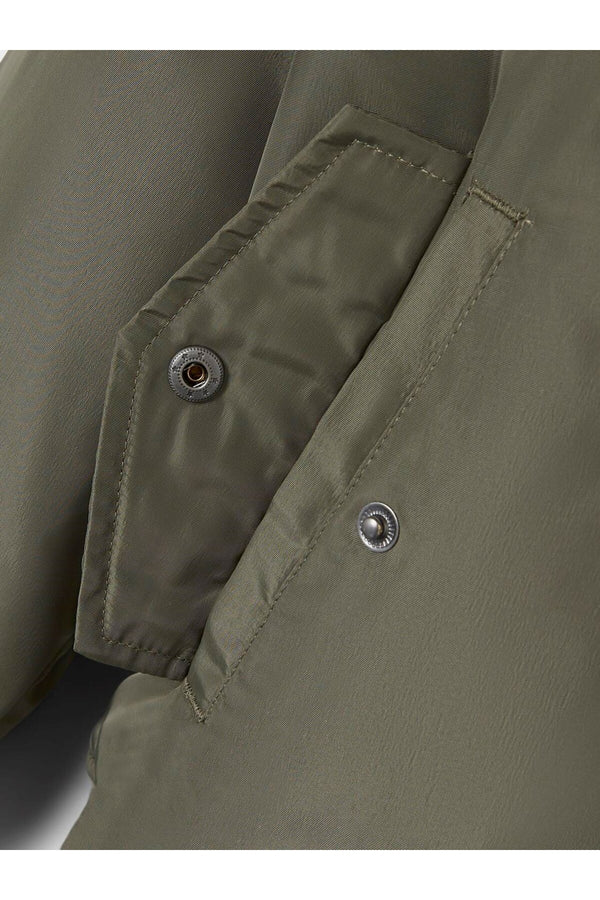 Minimalist Bomber Ceket-Uzun Kol Regular Fit