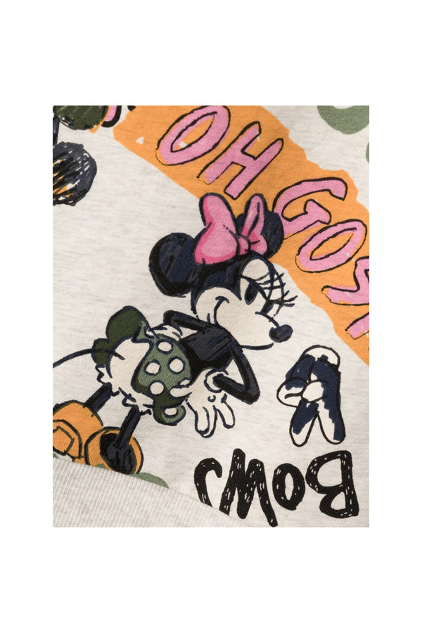 Minnie Mouse Desenli Kız Çocuk Sweatshirt-Uzun Kol Regular Fit