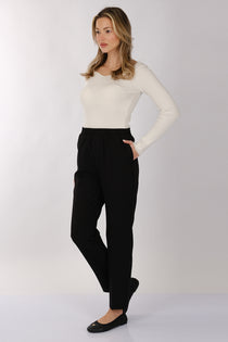 Modiva Kadın Yüksek Bel Regular Fit Pantolon - Minimalist Tarz