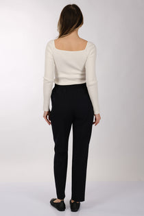 Modiva Kadın Yüksek Bel Regular Fit Pantolon - Minimalist Tarz