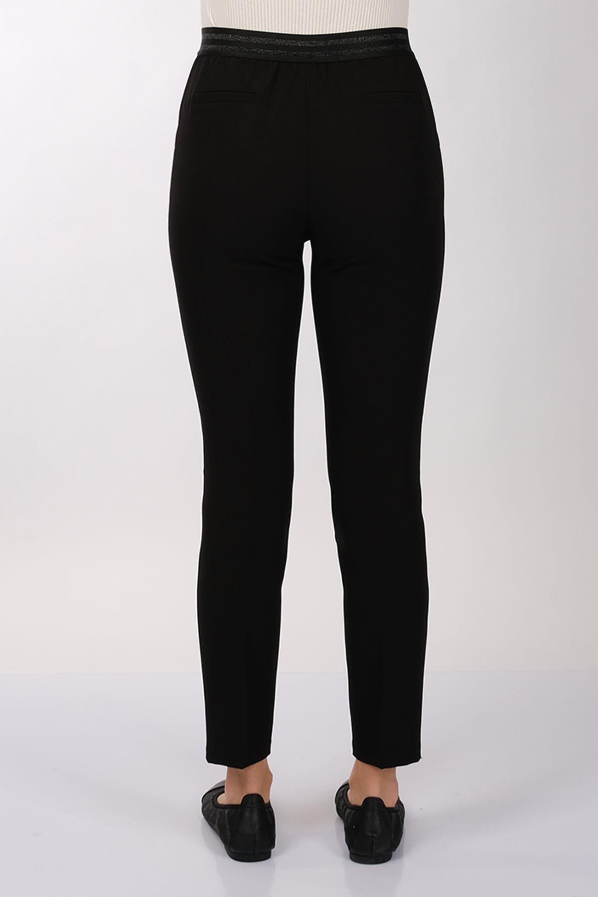 Modiva Minimalist Yüksek Bel 7/8 Dar Kesim Kadın Pantolon - Günlük & Ofis